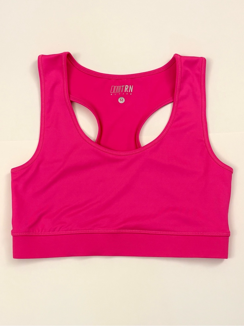 Hot Pink Sports Crop Top TRN Active M(medium)